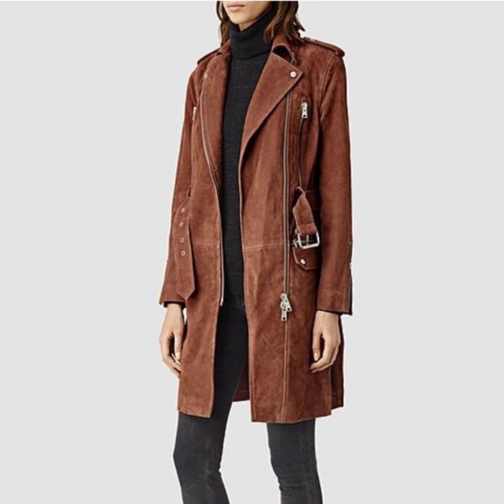 Worn Once! ALL SAINTS ‘Chilltern’ Suede Jacket